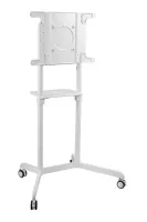 Стойка digis dsm-p566 мобильная с поворотным кронштейном для тв 37"-70" до 70 кг, vesa до 600x400мм, наклон 0° или -5°, полка источников сигнала, поворот в портретное положение (90°)