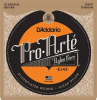 Комплект струн для классической гитары D'Addario Pro-Arté EJ43