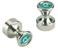 KandM 11580-000-01 nickel SALE  магнит мощный 0.01 kg, размер: диаметр 12 x 16 mm. никель