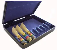 Bassoon reed case Rigotti EB/8P - Plastic box for bassoon double reeds. For 8 reeds.