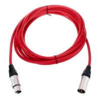 Cordial CPM 10 FM RED микрофонный кабель XLR female—XLR male, разъемы Neutrik, 10.0м, красный