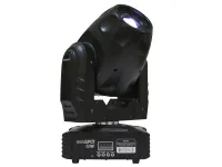 STAGE4 miniSPOT 60W Поворотная "голова", Источник света: 60 Вт светодиод, моторизированный линейный фокус, линейный диммер, электронный строб, колесо цвета - 7 цветов, 3-гранная призма, 7 вращающихся гобо, DMX-512 – 5/15 кан., Pan 540°<br> Tilt 210°, 16 b