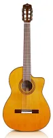 CORDOBA FUSION C12 Natural CEDAR, классическая гитара с вырезом, топ кедр, дека - махагони, тембр блок - Fishman