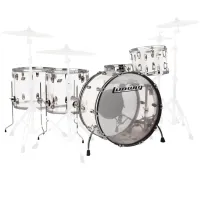 L8264LX38 Vistalite Zep Set Набор барабанов, акрил, прозрачный, 5к Ludwig