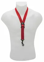 BG Standard Regular Red S39MSH Ремень для альт и тенор саксофона с металлическим карабином
