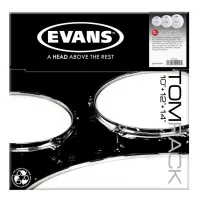 Evans etp-g1ctd-f  набор пластиков 10", 12", 14" genera g1 coated, однослойные, с напылением