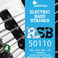 GALLI STRINGS RSB50110 - струны для электро баса, натяжение medium heavy, 050-110