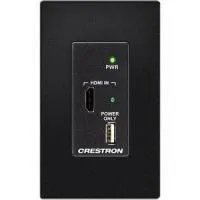Crestron HD-TX-101-C-1G-E-B-T, настенный передатчик по витой паре через HDMI. 4К 40м. HD 1080p 70 м. цвет черный