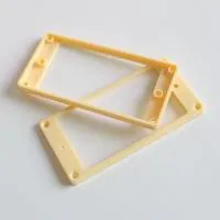 PR01-B рамка бриджевого звукоснимателя, Arched LP под выпуклый топ корпуса гитары, цвет кремовый, высота 7/9 мм, Donlis