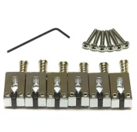 PG-8001-0C SS Classcis Strat and Tele Offset Комплект седел для бриджа, хром, GraphTech