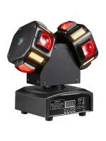 Led Star MA-E037 Вращающаяся светодиодная двойная голова, 120Вт, Beam 8*10Вт CREE, Strobe 8*5 Вт белый теплый, Laser зеленый, красный, авто, звуковая активация, DMX512, ведущий/ведомый, линейный диммер