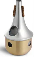 Trumpet mute Stomvi 9590L - Aluminum and brass bucket mute.