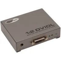Gefen EXT-DVI-142DLN- Усилитель-распределитель 1:2 сигналов интерфейса DVI-D Dual Link, HDCP на первом выходе