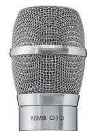 SHURE RPW188 Микрофонный капсюль KSM9 для радиомикрофона, конденсаторный с двойной диафрагмой, переключаемая диаграмма направленности, серебристый