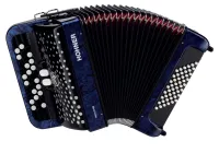 A4254 NOVA II 48 Blue Аккордеон кнопочный Hohner