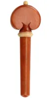Viola peg Acura Meister Preciso Heart AP-APT72M - Grade Preciso model Heart boxwood viola peg with light boxwood rim and ball, per piece