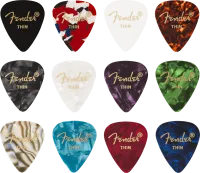FENDER 351 Shape Celluloid Medley Thin (12)
