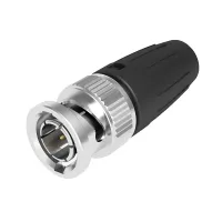 Seetronic SEBNCM-75GF7- SEBNCM-75GF7 Кабельный разъем BNC для аналоговых и цифровых видеосигналов HD-SDI, <штекер/папа>, на кабель диаметром 4.7 мм., 75 Ом. Под обжим, шестигранник 5 мм.