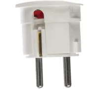PCE Вилка кабельная 16A/250V/2P+E/IP54 корпус черный, маркер белый 0511-sw