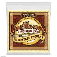 ERNIE BALL 2043 Earthwood Silk and Steel Regular 13-56 - Струны для акустической гитары