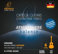 ATB44NH Atmosphere Balance Комплект струн для классической гитары, сильное натяжение, Ortega