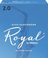 RJB1020 Rico Royal Трости для саксофона альт, размер 2.0, 10шт в упаковке Rico