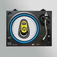Stereo Slipmats Blue Can 2мм - Слипматы
