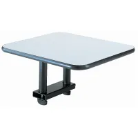 QUIK LOK Z714 Пластмассовая полка серого цвета для стойки типа Z, 42/5х59 см, подходит для мониторов до 17'