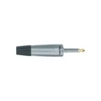 Proel S450 разъём 1/4"TRS моно, "Mini-Jumbo" медный наконечник, никелированный латунный корпус, выход PVC