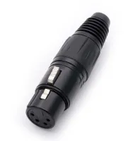 Taverlab D1015F - Разъём кабельный под пайку 4PIN XLR мама