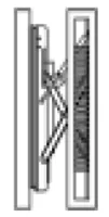 Triolion Wall Mount 49" Push in/out - Настенное крепление для панелей 49", черный цвет с механизмом выдвижения