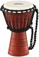 MEINL NINO-ADJ2-XS Джембе 7" деревянный, серия Water Rhythm, ручной орнамент, цвет коричневый NINO-ADJ2-XS