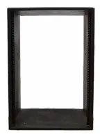 DSB-17U Рек инсталляционный 19"  деревянный 17HU, на калесах, боковые ручки, чёрный.