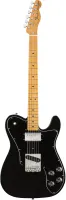 FENDER VINTERA '70S Telecaster Custom MN BLACK электрогитара, цвет чёрный, в комплекте чехол