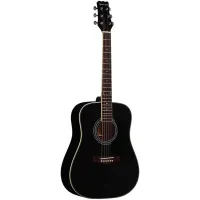 MARTINEZ FAW - 802 WN / BK - акустическая гитара с широким грифом как у классики