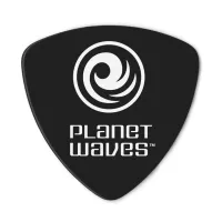 2CBK2-10 Black Celluloid Медиаторы, целлулоид, черные, 10шт, тонкие, широкие, Planet Waves