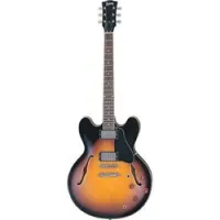 Burny RSA65 BS  электрогитара типа Gibson® ES®-335 с кейсом, Brown Sunburst