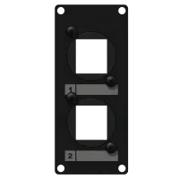 Caymon CASY107/B Модуль CASY есть два выреза для любых адаптеров PROCAB Keystone ™.