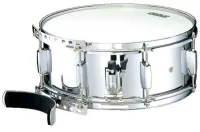 MD-145S маршевый малый барабан стальной 14"*5.5" хром (ремень, палочки, ключ для настройки в комплекте)