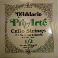 D`Addario J59 1/2M(O) SALE  струны для виолончели Pro Arte, 1/2 medium (старая упаковка)
