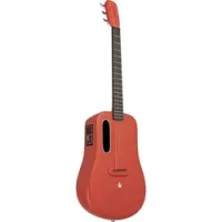 Lava me 3 38 red sale  трансакустическая гитара с чехлом, 38", цвет красный