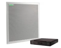 Shure MXA910W-60-P300-P - Потолочный микрофонный массив MXA910W-60CM белого цвета, Dante, INTELLIMIX, 60см в комплекте с процессором для аудио и видеоконференций P300-IMX