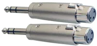 STAGG AC-XFPMSH - переходник, XLR (F) - JACK stereo (M)