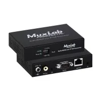 Приемник или Передатчик Audio/RS232/IR over IP с PoE [500755] MuxLab [500755]  , сжатие MJPEG
