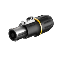 ROXTONE RS4FP-HD Разъем кабельный типа speakon, сверхпрочныйб с металлическим основанием, 4-х контактный, "female", Контакты: никелированная латунь. Цвет: черно-желтый.