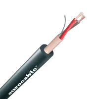Eurocable CVS LK02N6E - Микрофонный кабель, чёрный, 6 мм, медный экран