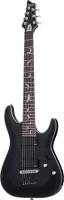 SCHECTER DAMIEN PLATINUM-7 SBK - электрогитара, 24 лада, корпус: красное дерево, гриф: клён 3 куска, накладка палисандр, вклееный, звукосниматели: HH, EMG81-7, EMG85-7, громкость, тон, 3х позиционный переключатель, Цвет: матовый черный
