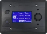 BSS BLU10-BLK программируемая настенная панель управления для серии BLU. Цвет черный