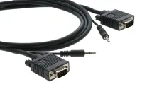 Кабель Micro VGA (HD15) [92-7301025] Kramer Electronics [C-MGMA/MGMA-25] Micro, VGA (Вилка) + аудио на VGA (Вилка) + аудио, 7.6 м
