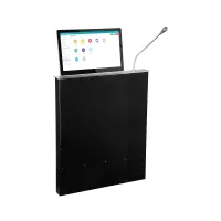 TS-FE156MT, ультратонкий моторизированный LCD монитор 15.6" с микрофоном и вторым LCD экраном 10.1"